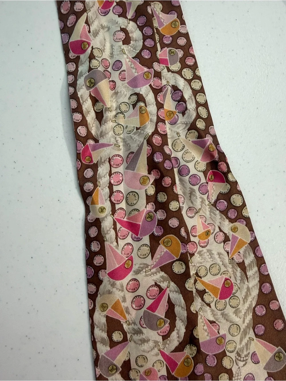 Authentic Louis Vuitton Silk Twilly
